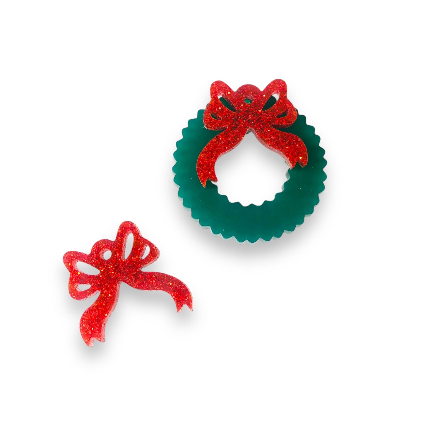 Festive Wreath Stacker - 3 Pair Set