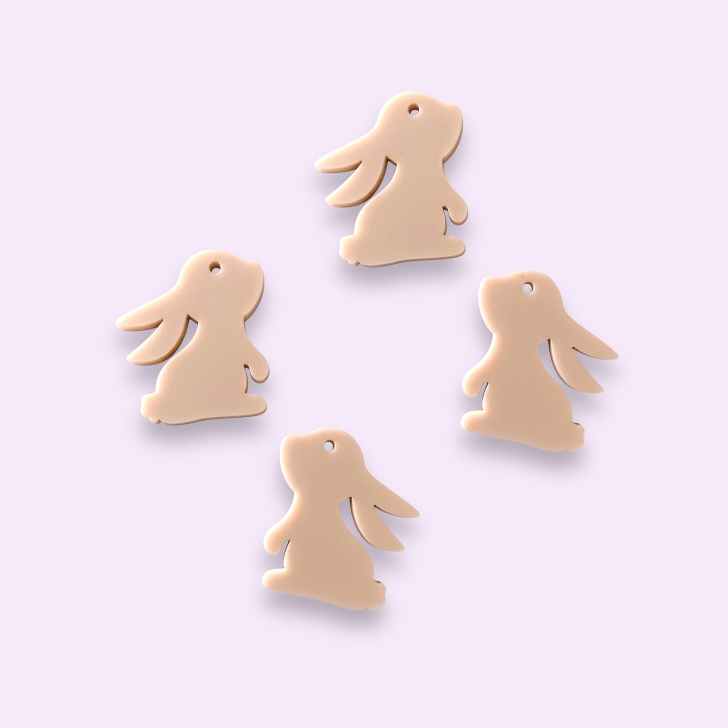 Baby Bunny Charms - 3 Pair Set