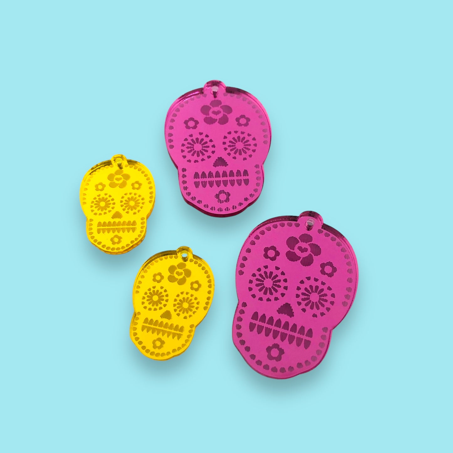 © Sugar Skull - 2 Pairs - 2 sizes