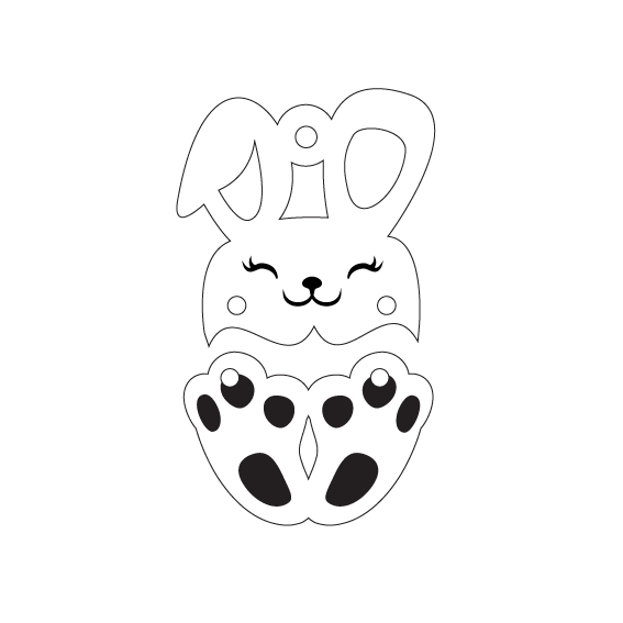 Swingin Bunnies - 4 Pair Set