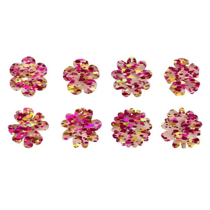 © 4 Pair Flower Bombs - 8 designs to choose from