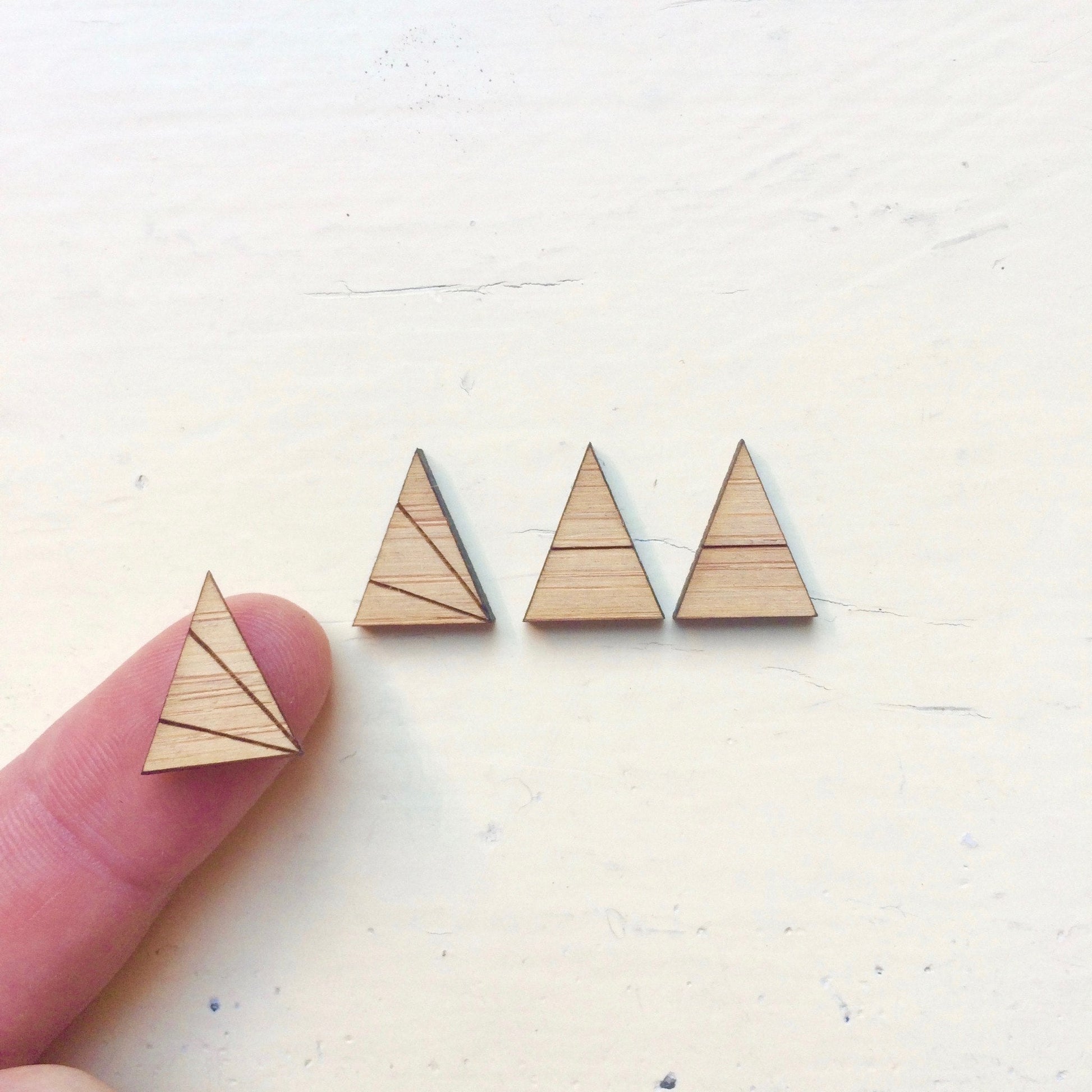 Crafty Cuts Laser MINI_bamboo Wooden Twin Peaks - 3 styles