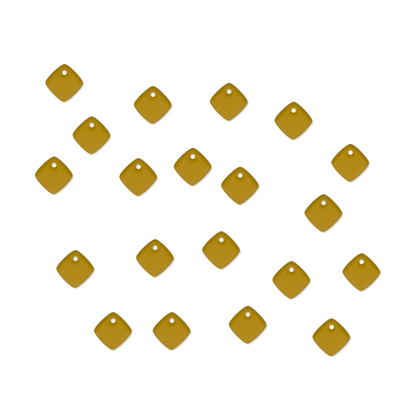 Crafty Cuts Laser Pty Ltd Dot_small Small Chubby Diamond Charms - 10 Pairs