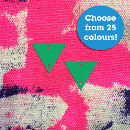 Crafty Cuts Laser Small_shapes Small Triangle Charms  - Asst Sizes