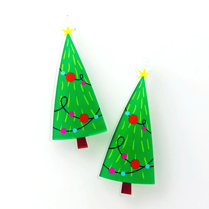 UV Printed - Christmas Tree 2 pair set